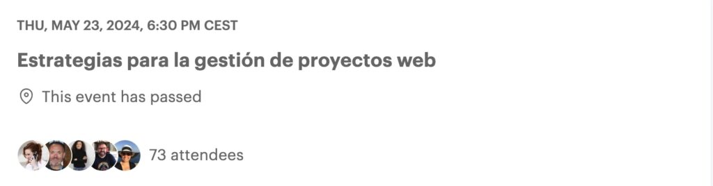 WordPress València: Strategies for Web Project Management 6 WordPress València: Strategies for Web Project Management