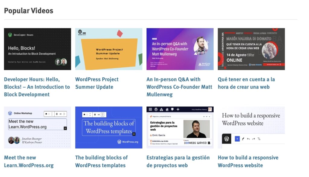 Free resources for learning WordPress 7 Free resources for learning WordPress