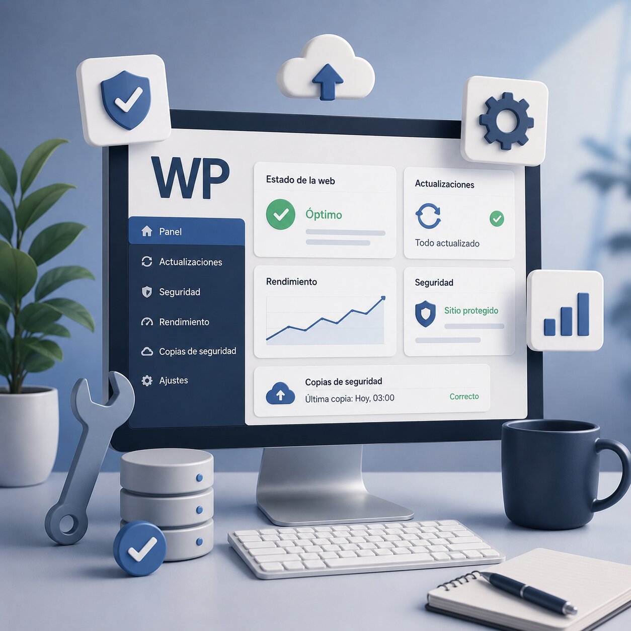 Website maintenance in Valencia 2 WordPress Maintenance